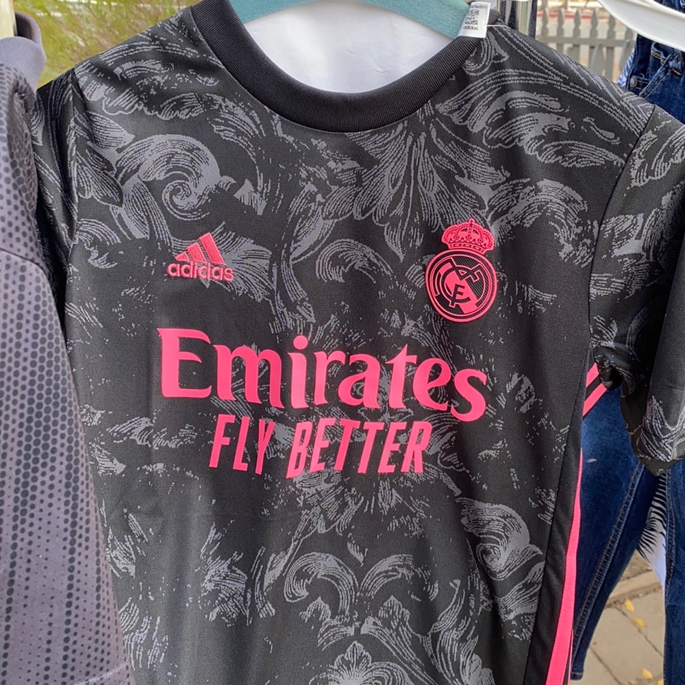 adidas Real Madrid 20/21 Third Soccer Jersey Black